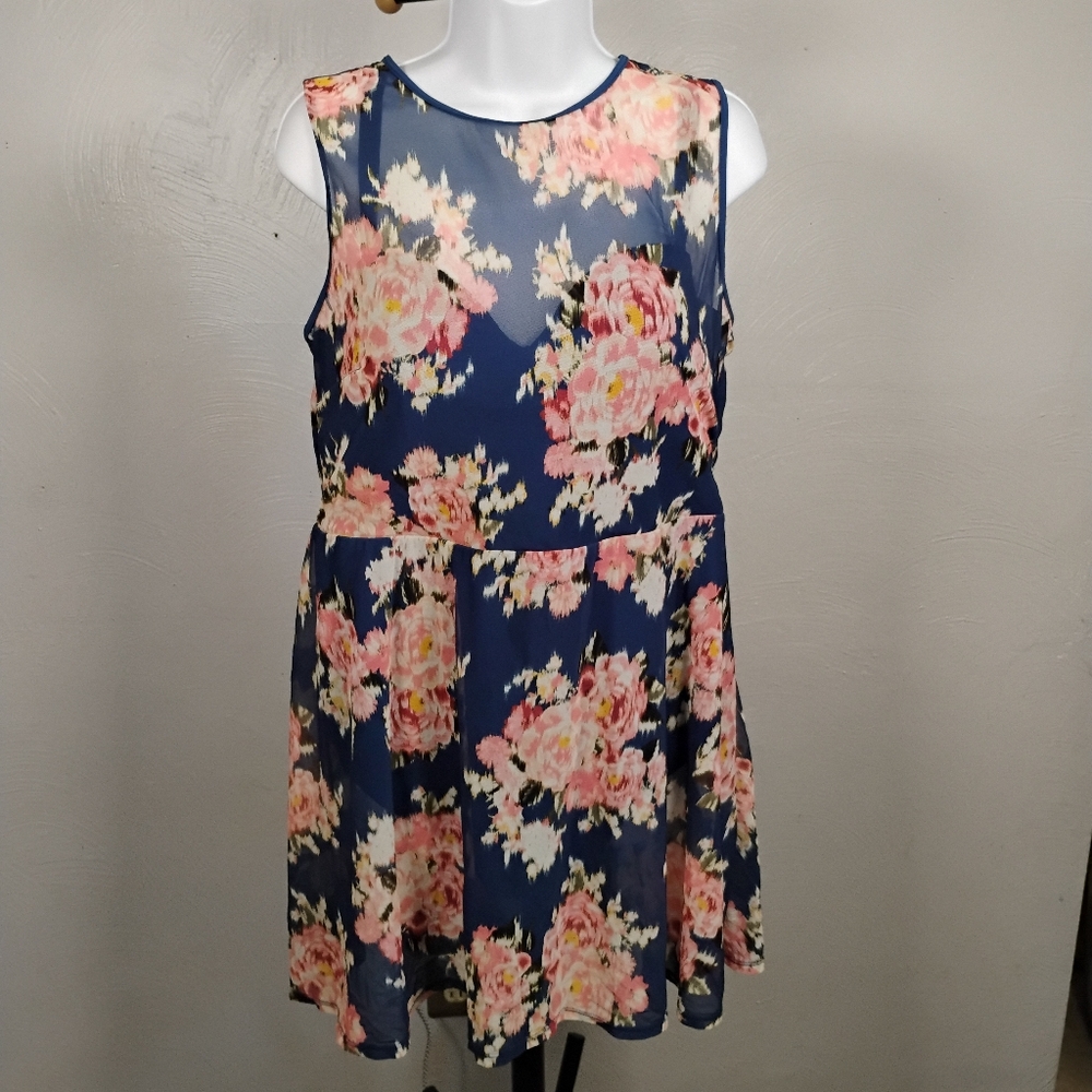 Torrid Swimsuit Chiffon Overlay & Skirt Size 2X